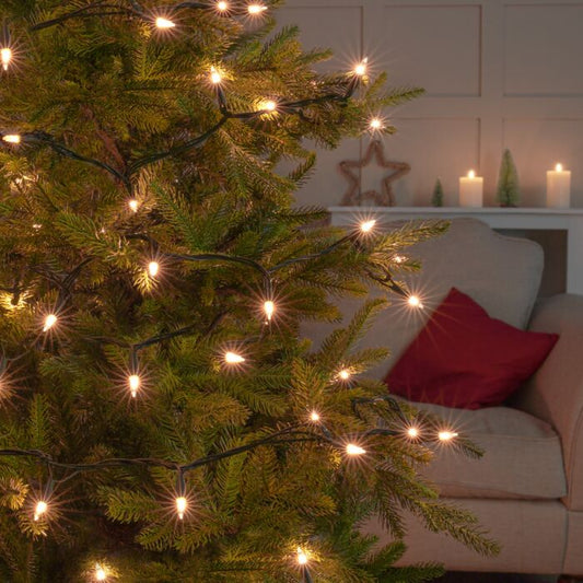 5.8m Indoor Classic Mini Christmas Tree Fairy Lights, 40 Warm White Bulbs