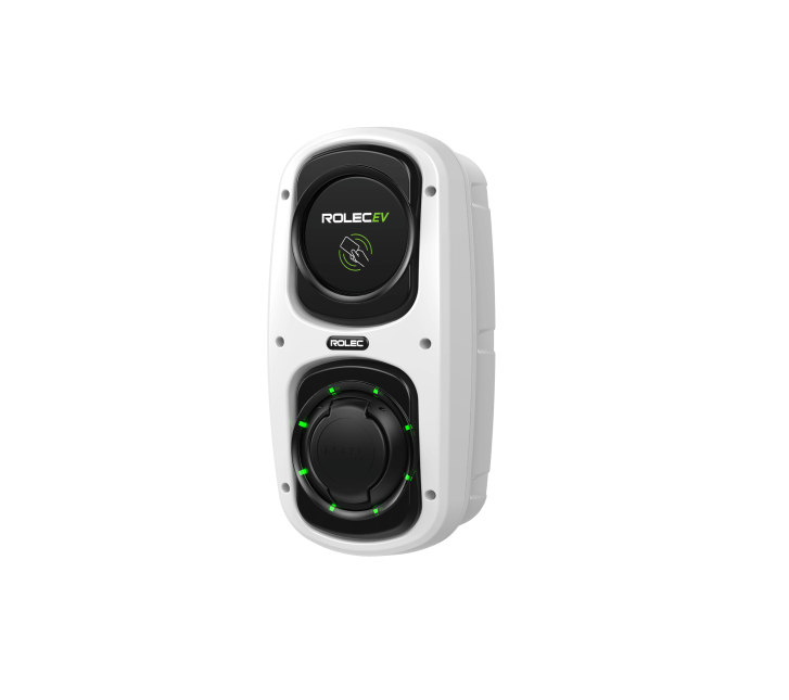 Rolec WallPod Smart EV Charger - up to 7.4kw Type 2 Socket - White