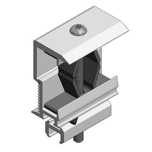 Valk Alu End Clamp for Side+ Profile 28-50mm