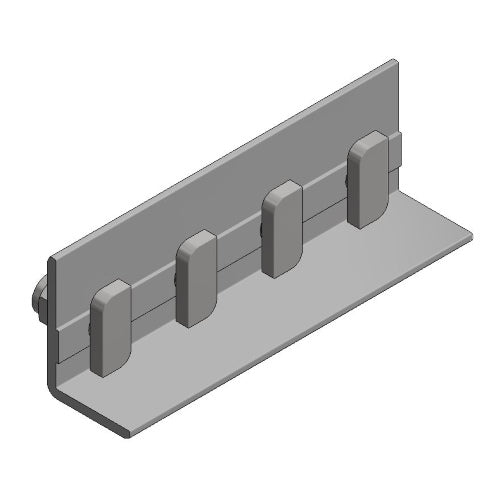 ValkClamp Alu Side+ Profile Coupling with 4 x M8x20mm Bolts