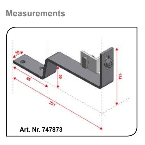 ValkClamp Ss Slate Roof Hook - Twist + Hammerhead Bolt + Flange Nut