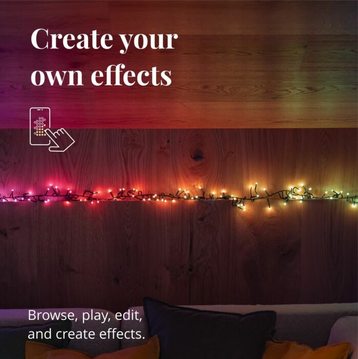 6m Smart App Controlled Twinkly Christmas Cluster Lights - Gen II