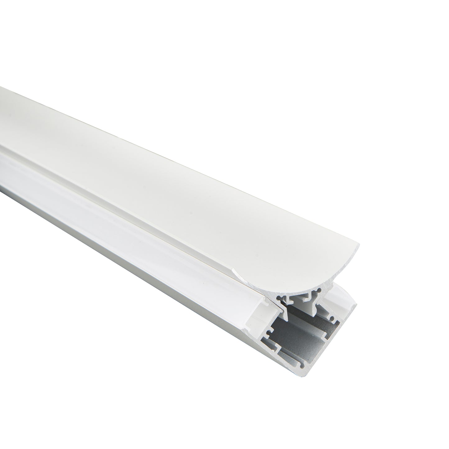 Saxby Rigel Wall Corner 2m Aluminium Profile/Extrusion White