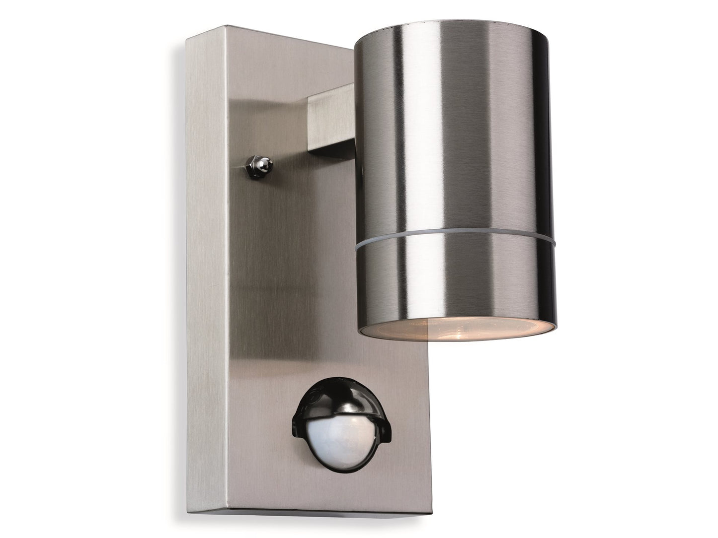Colt Single Wall Light with PIR Stainless Steel