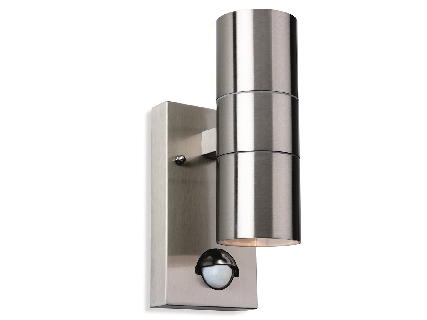 Colt 2 Light Wall with PIR Stainless Steel