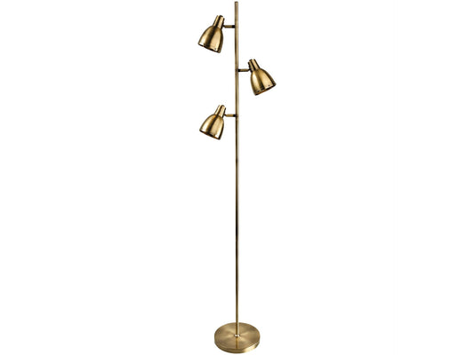 Vogue Floor Lamp Antique Brass