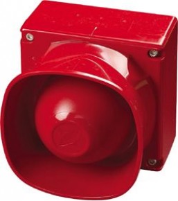 Apollo 55000-278 Red multi tone open area sounder for XP95 and Discovery systems. IP21C rated.