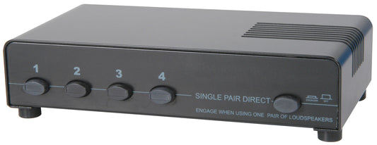 AVSL 4 Way Protected loudspeaker switcher