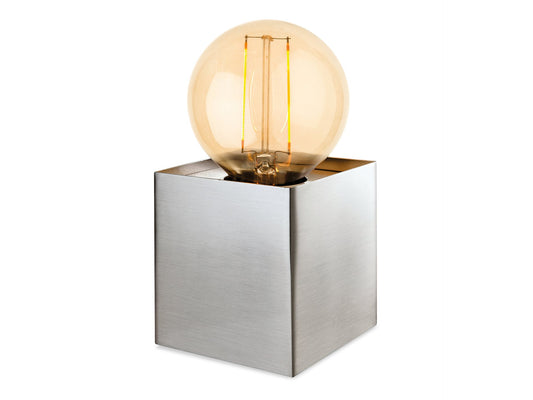 Richmond Table LampBrushed Steel with Decorative LED Lamp