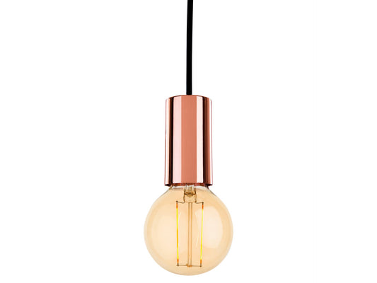 Berkeley Pendant Copper with Decorative LED Lamp