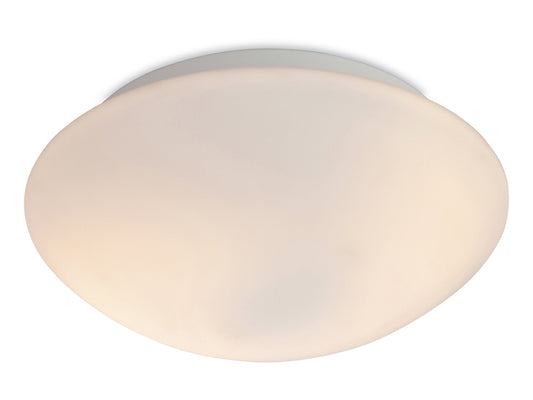 Vento Flush Ceiling Fitting Opal Glass