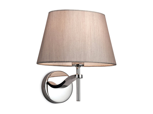 Princess Wall LightPolished Stainless Steel with Oyster Shade