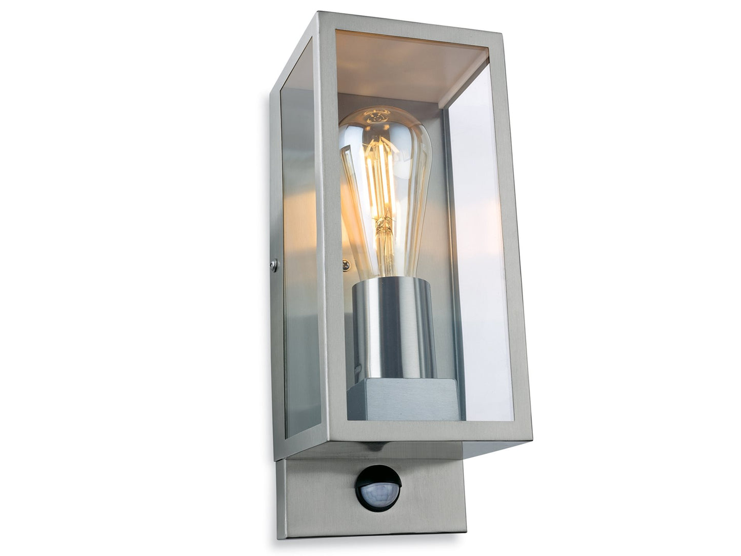 Dallas Wall Light with PIR Stainless Steel