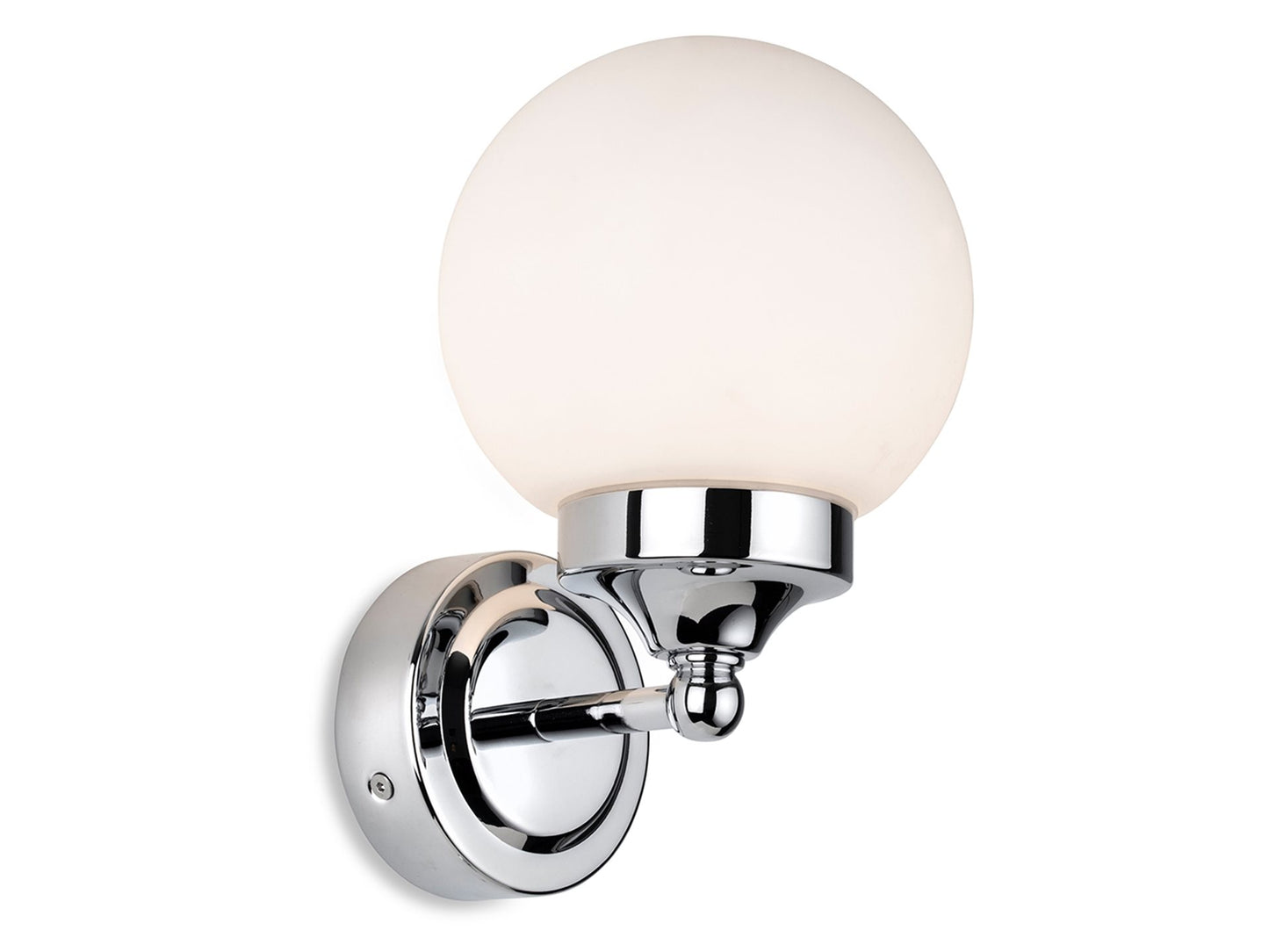 Louis Wall LightChrome with Opal White Glass
