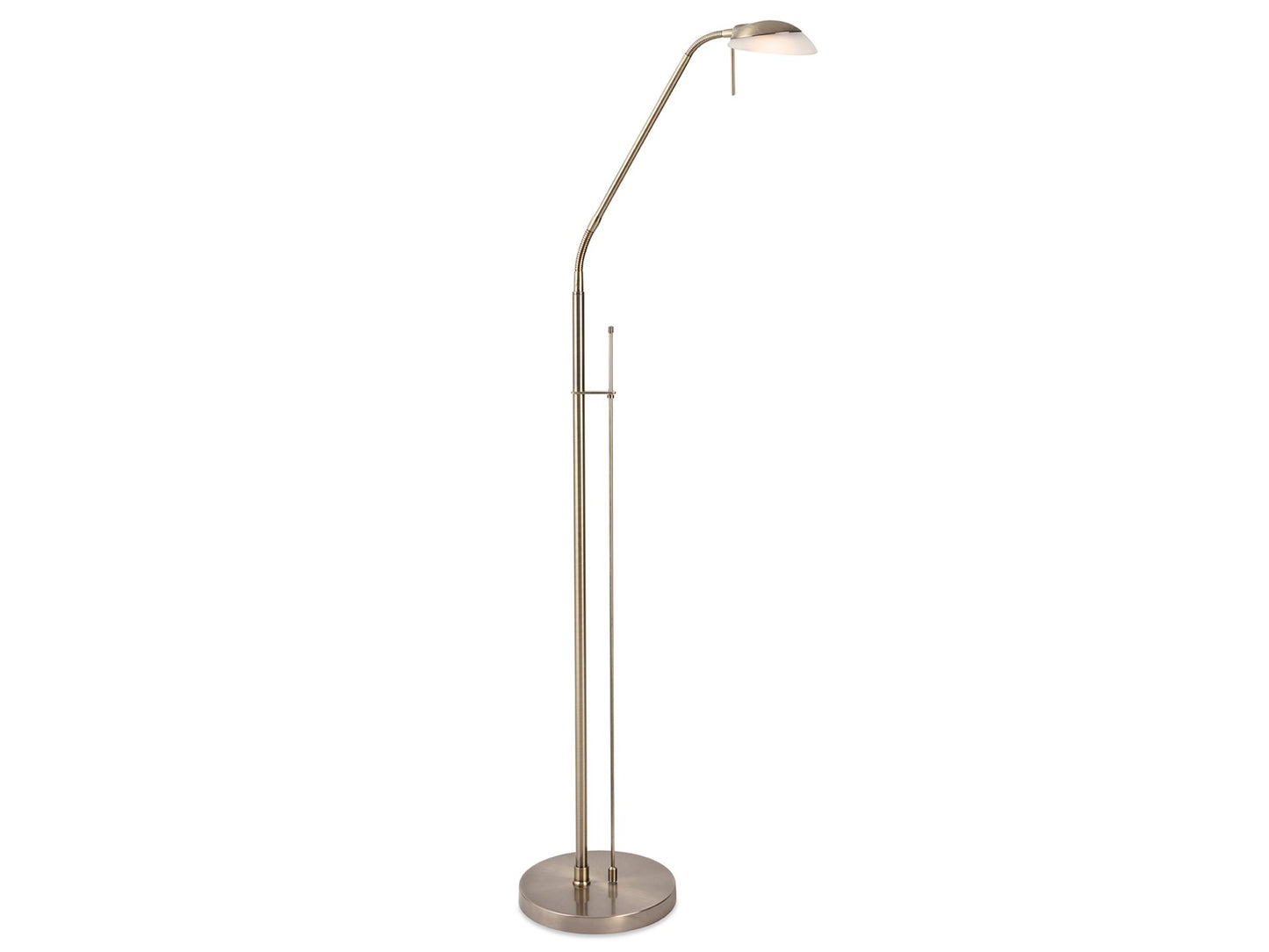 Madrid LED Floor Lamp Antique Brass