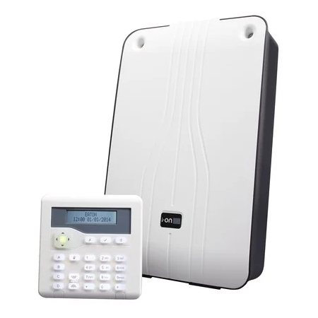 Eaton i-on40H-KPZ 40 zone hybrid control panel, expandable up to 80 with KEY-KPZ keypad with prox and two zones