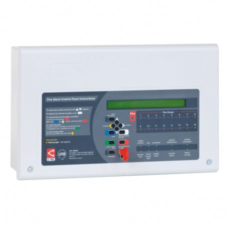 C-TEC XFP510-16 XFP Repeater panel, 16 zones (all protocols). Max. 2 x 3.2Ah batteries