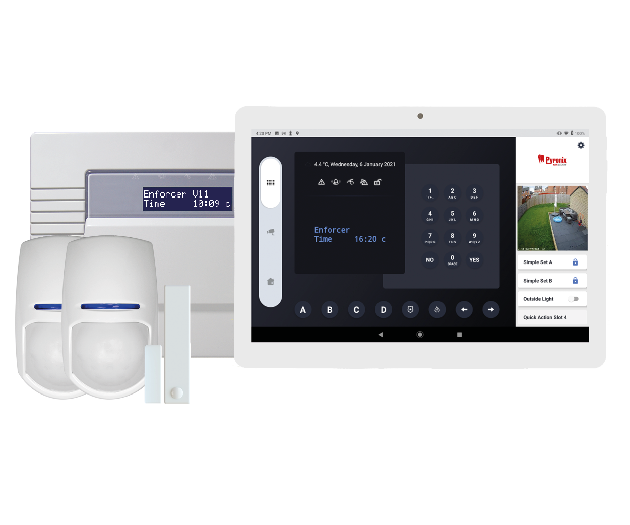 Pyronix ENF-TAB/KIT2-UK Two-way wireless Enforcer V11 Kit