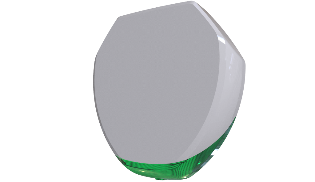 CQR BCSENZ/S/COV/W/GR Senza S Cover White with Green Lens