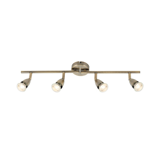 Amalfi 4lt bar antique brass 35W