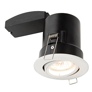 Saxby ShieldPLUS MV Tilt IP20 Downlight