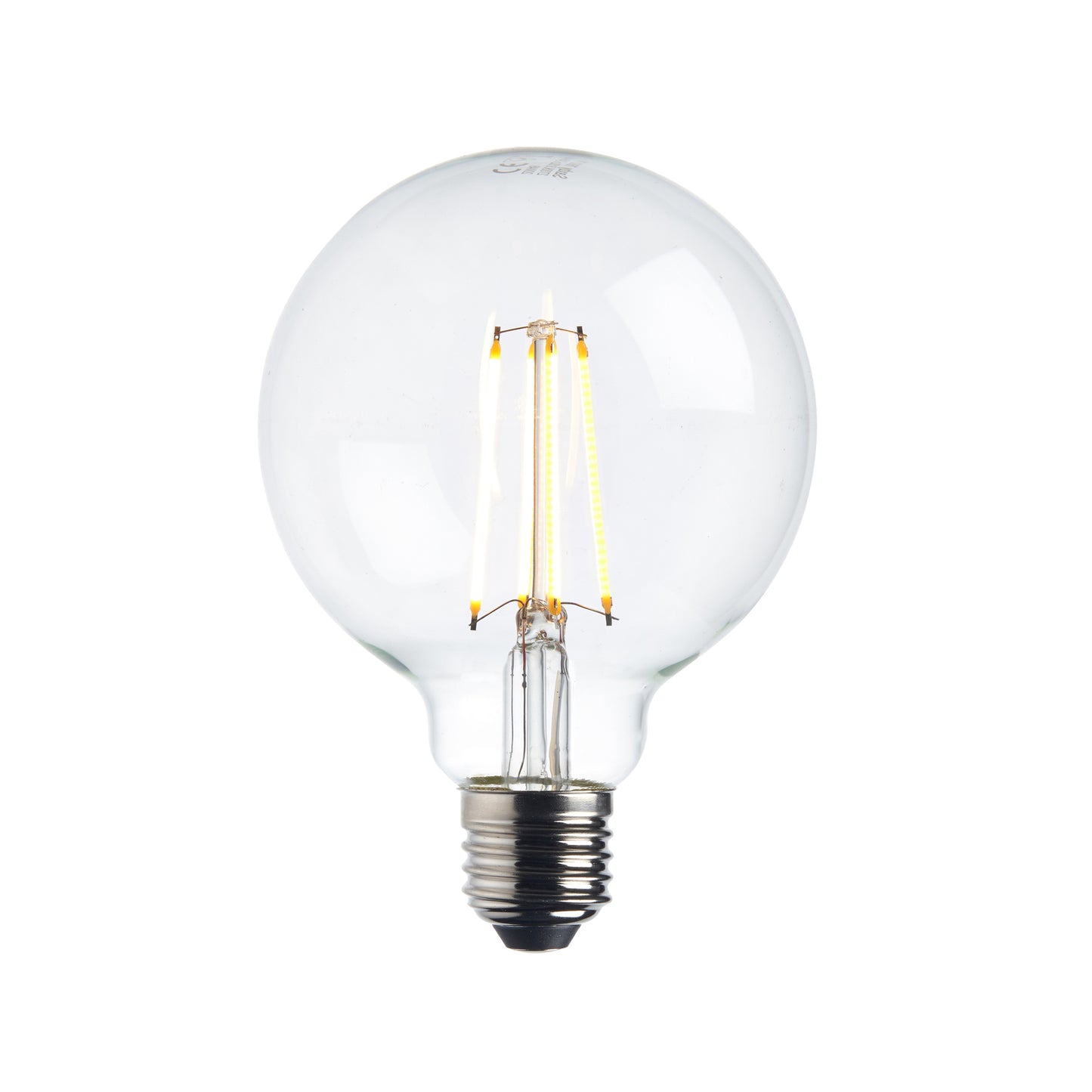 Saxby E27 LED filament globe dimmable 95mm 7W
