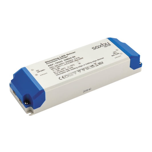 Saxby LED driver constant voltage dimmable 24V 50W