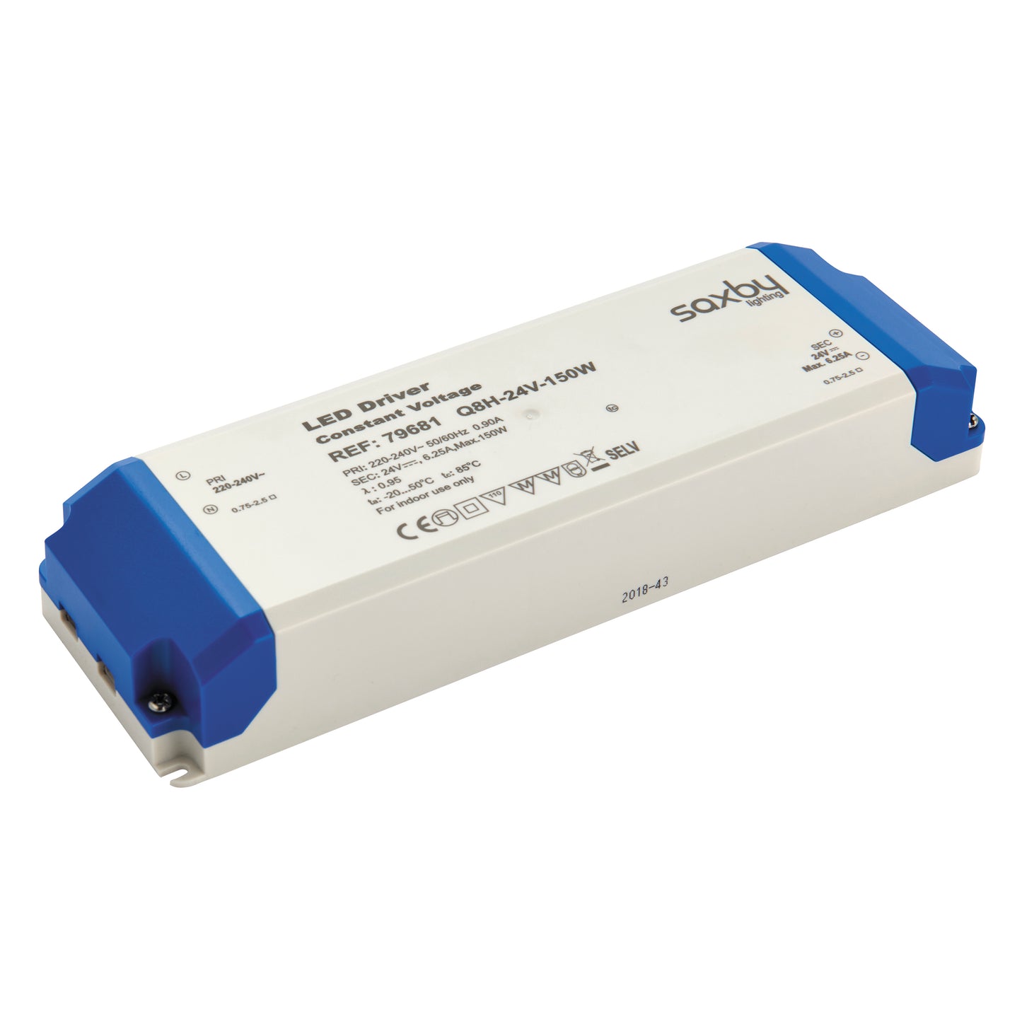 Saxby LED driver constant voltage 24V 150W