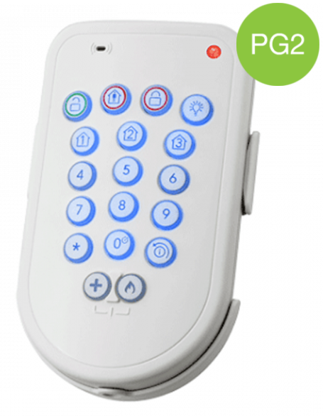 Visonic 0-103872 (KP241) Two Way Keypad Power-Master Tactile with Tag Option (Power G)