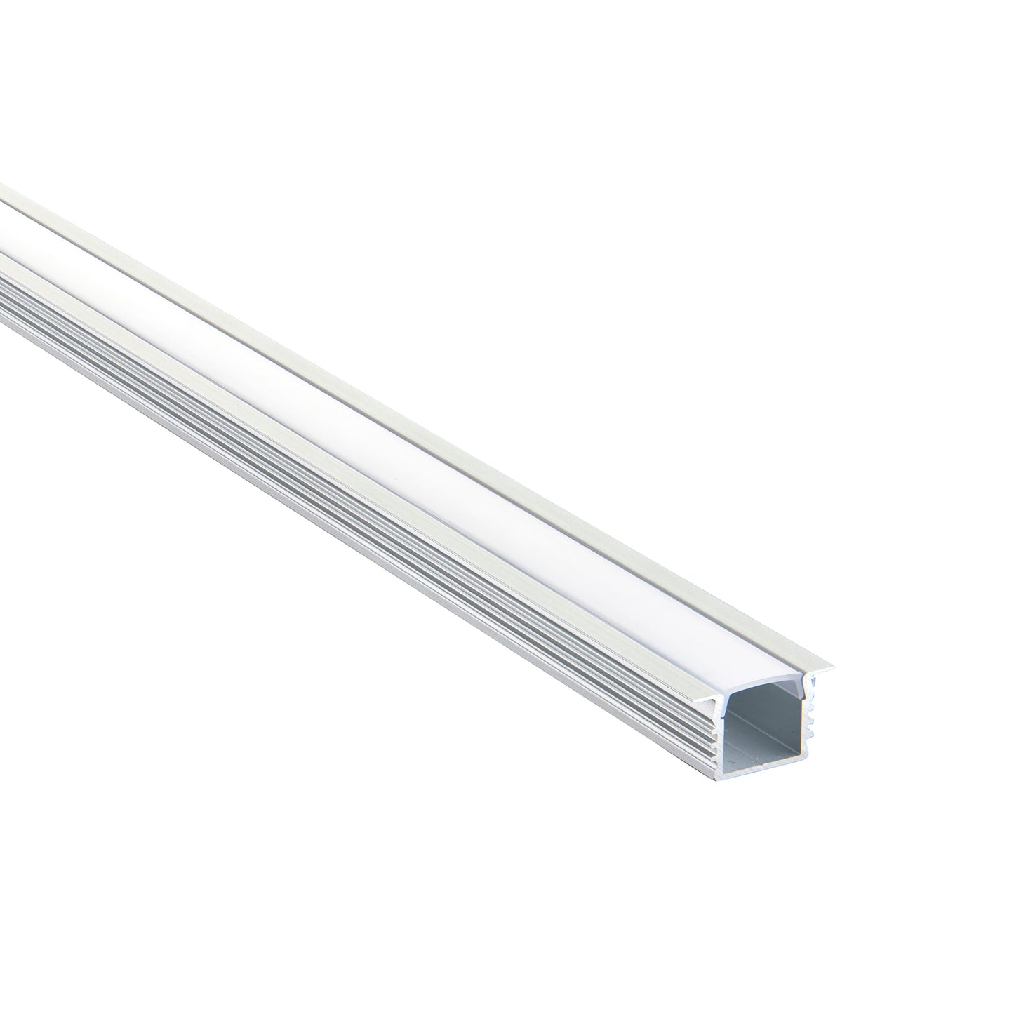 Saxby Rigel Recessed 2m Aluminium Profile/Extrusion Silver