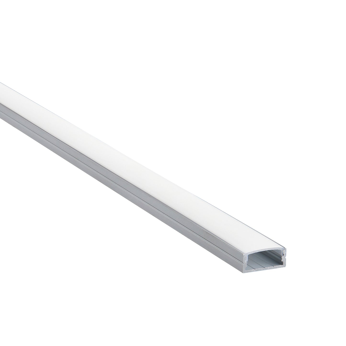 Saxby RigelSLIM Surface Wide 2m Aluminium Profile/Extrusion Silver
