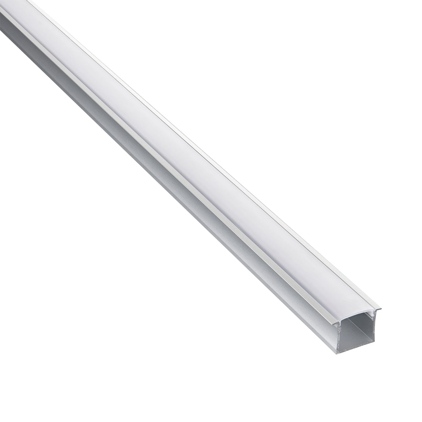 Saxby Rigel Recessed Wide 2m Aluminium Profile/Extrusion Silver
