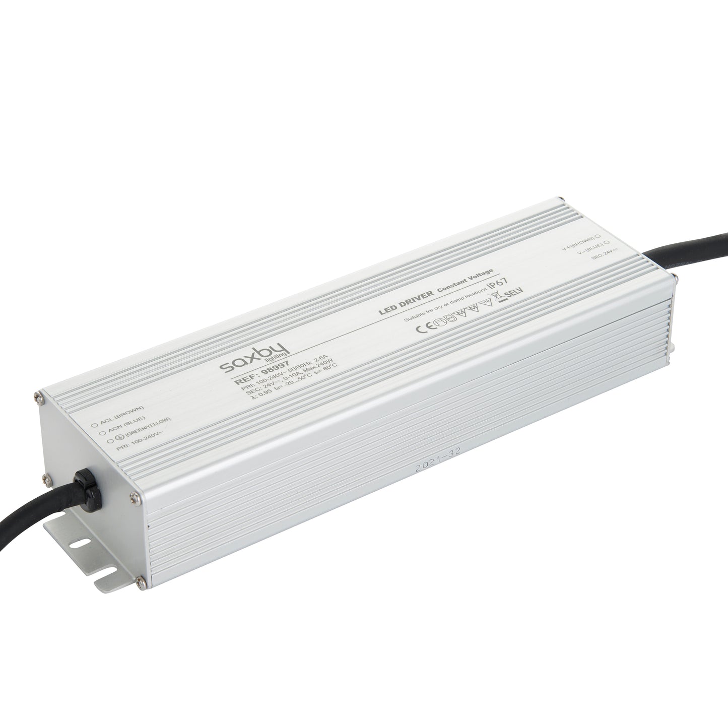 Saxby LED driver Constant Voltage iP67 24V 240W IP67