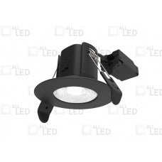 5W AC DOWNLIGHT, IP65, FIXED, CCT, CARBON BLACK