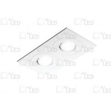 iCan75 DUET MULTIPLE PLATE FOR ICAN75, 2 HOLES PLATE - ALUMINIUM , POLAR WHITE