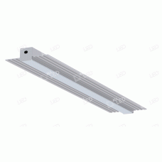 StealthLine 2M ANODISED ALUMINIUM, PLASTER-IN TRIMLESS PROFILE WITH OPAL DIFFUSER