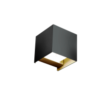 Morph 11W LED DECORATIVE WALLLIGHT, BLACK, CCT SELECTABLE 3000K, 4000K, 6000K, IP65