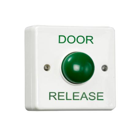 Door Release Standard Green Dome Button - EBGB01P/DR/W