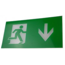 Exit Legend for Exit Box - Arrow Down