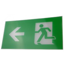 Exit Legend For Exit Box - arrow points left.