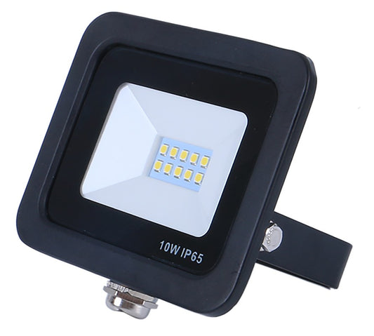 10w SMD AC Floodlight - 3100k - Black