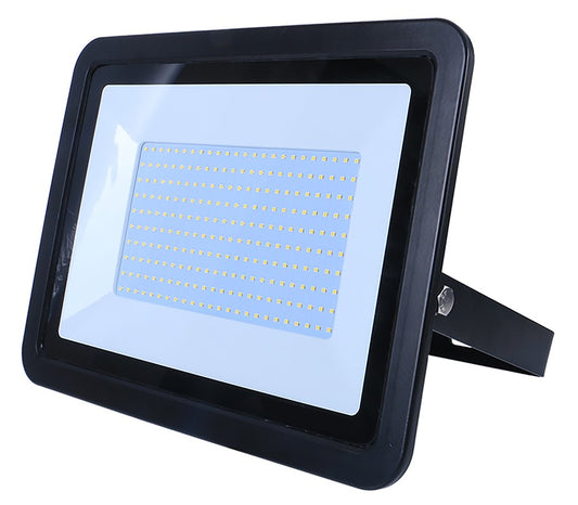 150W SMD AC Floodlight Photocell - 6000K - Black