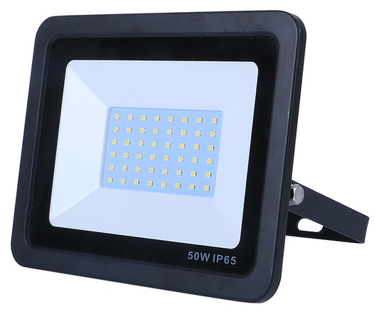 50w SMD AC Floodlight - 3100k - Black