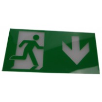 Exit Legend for HTLEDSM-1/HTLEDCWM - Arrow Down