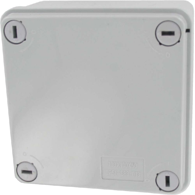 Junction Box Plain IP56 100 x 100 x 50mm - J56100