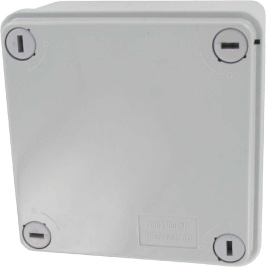 Junction Box Plain IP56 100 x 100 x 50mm - J56100