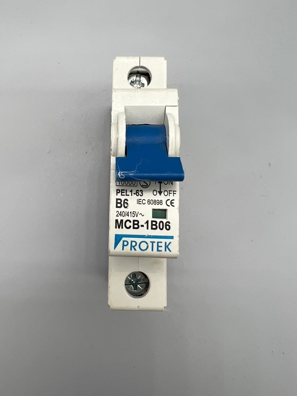 Protek MCB-1B06 B6 Single Pole MCB 6 Amp