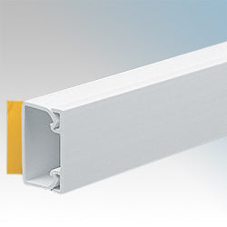 Marhsall Tufflex 25x16mm Self Fix Mini Trunking - White 3m - MMT2SFWH