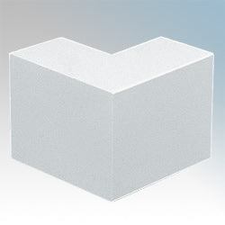 Marhsall Tufflex 16 x 16mm External Angle - White - MT16EAWH