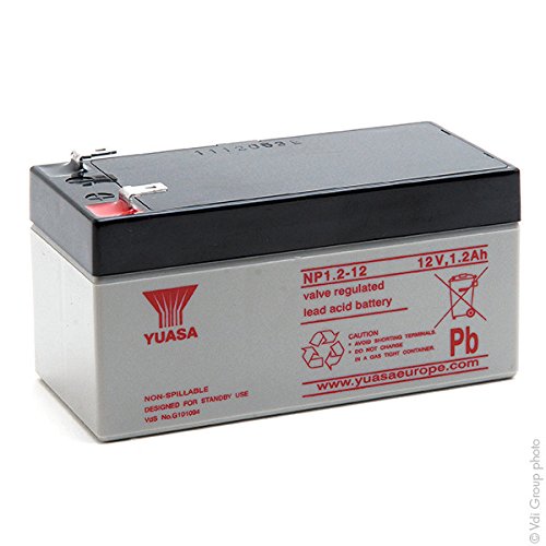 Yuasa Yucel Battery 1.2-12 1.2 Amp 12v - NP1.2-12